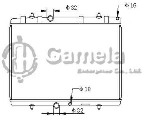 6191607015-T - Radiator-for-PEUGEOT-307-2-0-00-MT-NISSENS-63689A-OEM-1330G9-133321-133322-1330A2-1330E0-1330G8