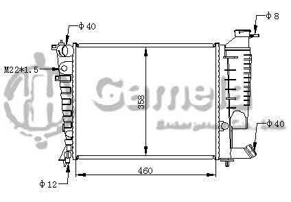 6191607016-T - Radiator-for-PEUGEOT-306-93-1-4i-TU3M-MT-NISSENS-61367A-OEM-1301TG-964765480-133051