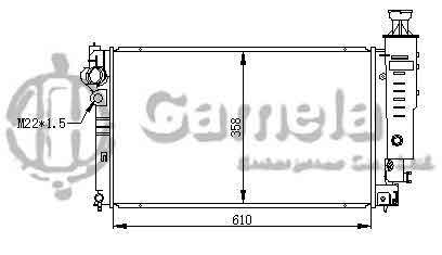 6191607024-T - Radiator-for-PEUGEOT-MT-NISSENS-63514-OEM-1301G7-1301G9