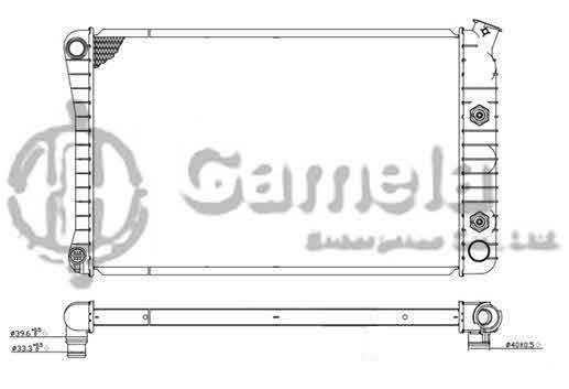 6191620001-T - Radiator-for-PONTIAC-FIREBIRD-V6-V8-3-8-5-7-74-81-AT-OEM-20014-3030836-3042475-3043208-30463207-3048393-DPI-573