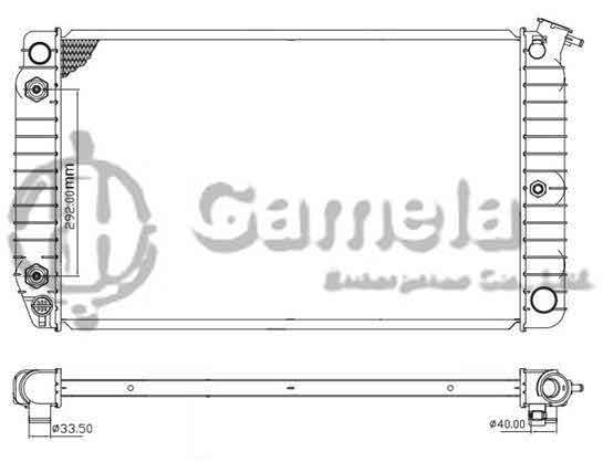 6191620014-T - Radiator-for-PONTIAC-BONNEVILLE-V6-3-8-87-AT-OEM-3050109-3055015-3053755-3058518-DPI-908