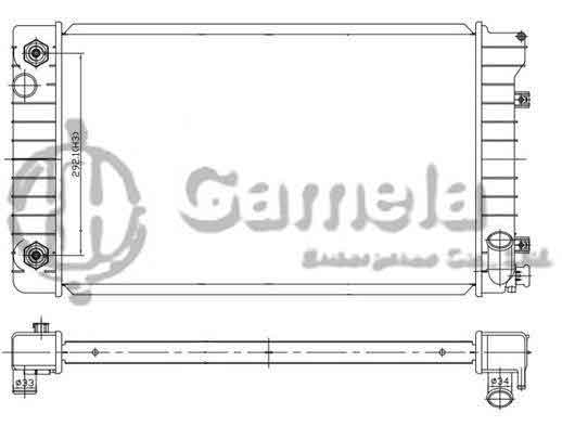 6191620031-T - Radiator-for-PONTIAC-SUNBIRD-V6-3-1-91-94-AT-NISSENS-60927A-OEM-52451177-52451179-52451176-52451180-52451643-DPI-768