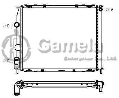 6191814005-T - Radiator-for-RENAULT-CLIO-KANGOO-1-0-1-2i-97-MT-NISSENS-63886-OEM-7700430143