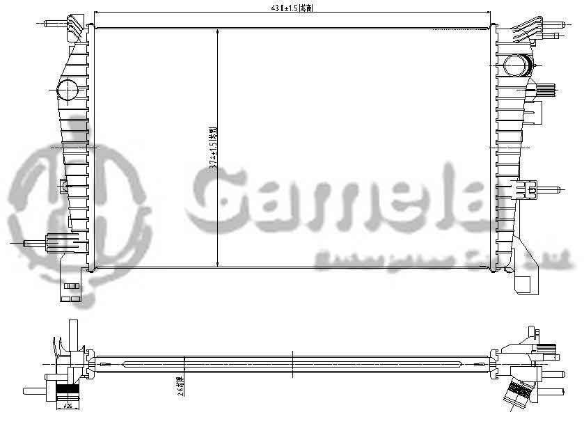 6191814031-T - Radiator-for-RENAULT-GPC-R003-MT