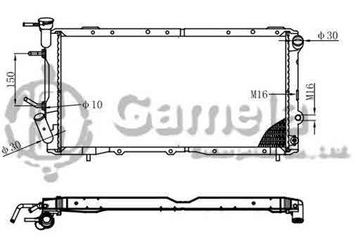 6191902025-T - Radiator-for-SUBARU-LOYALE-GL-GF-DL-FE-RX-GLF-H4-1-8-85-90-AT-NISSENS-64190-OEM-45111GA570-45111GA637-45111GA710-45181GA690-DPI-935