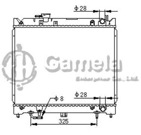 6191926010-T - Radiator-for-SUZUKI-SIDEKICK-GEO-TRACKER-L4-1-6-89-98-AT-OEM-1770061A00-1770061A20-DPI-1118AT