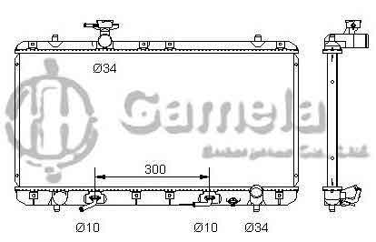 6191926016-T - Radiator-for-SUZUKI-AERIO-LIANA-L4-2-0-2001-AT