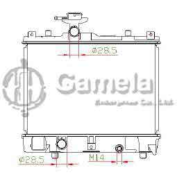 6191926030-T - Radiator-for-SUZUKI-SWIFT-00-01-MT-OEM-1770080F00