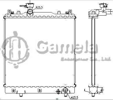 6191926060-T - Radiator-for-SUZUKI-ALTO-1-1-02-MT-NISSENS-64204-OEM-1770079F01