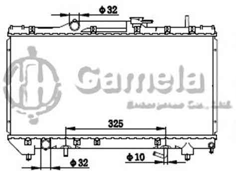 6192025012-T - Radiator-for-TOYOTA-CARINA-E-SALOON-92-97-AT-OEM-1640016460-1640016461