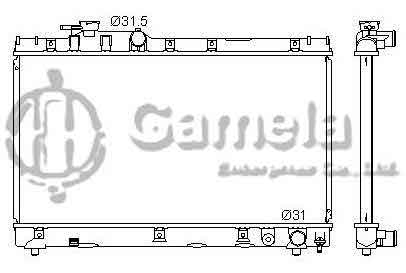 6192025056-T - Radiator-for-TOYOTA-CELICA-L4-2-2-94-99-AT-NISSENS-64777-OEM-164007A060-164007A080-DPI-1575MT