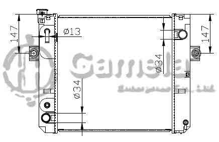 6192025090-T - Radiator-for-TOYOTA-LIFT-AT