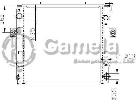 6192025096-T - Radiator-for-TOYOTA-LIFT-AT