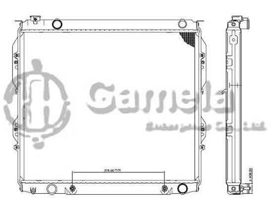 6192025104-T - Radiator-for-TOYOTA-TUNDRA-V8-4-7-05-07-AT-DPI-2809