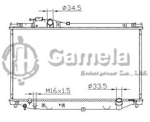 6192025132-T - Radiator-for-TOYOTA-SUPRA-1998-L63-0-MT-OEM-1640046420