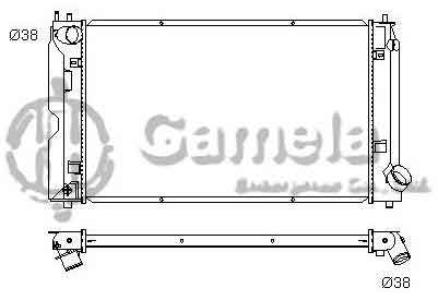 6192025141-T - Radiator-for-TOYOTA-AVENSIS-COROLLA-VERSO-2-0-D4D-01-09-MT-NISSENS-64647A-OEM-164000G020-164000G031-1640027040-164000G030