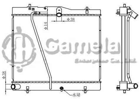 6192025146-T - Radiator-for-TOYOTA-HIACE-200-SERIES-2-5TD-05-MT-OEM-1640075470-1640054A00