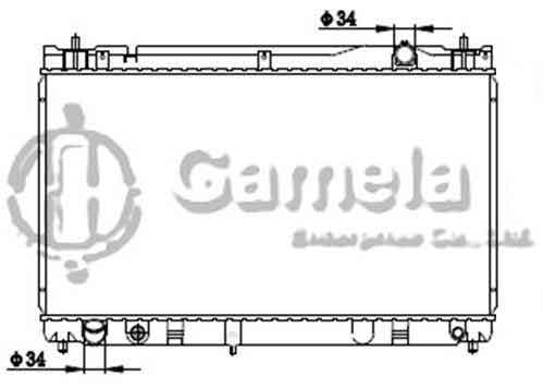 6192025147-T - Radiator-for-TOYOTA-CAMRY-L4-2-4-03-06-A-M-OEM-16400OH170