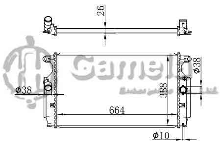 6192025151-T - Radiator-for-TOYOTA-LAND-CRUISER-4-7-V8-03-07-AT-DPI-2755