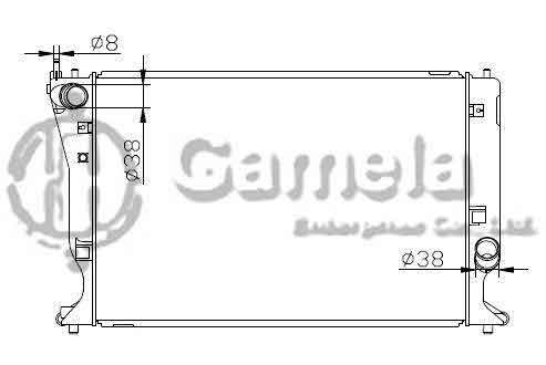 6192025153-T - Radiator-for-TOYOTA-AVENSIS-2-0-D4D-MT