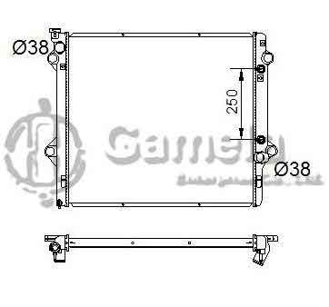 6192025200-T - Radiator-for-TOYOTA-LEXUS-GX-470-V8-4-7-03-07-AT-DPI-2690