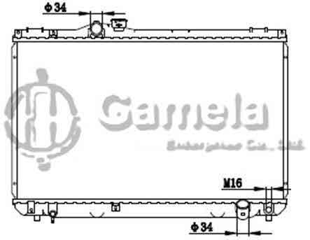 6192025211-T - Radiator-for-TOYOTA-CROWN-JZS155-98-00-MT