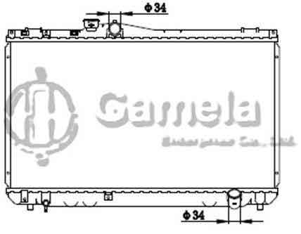 6192025214-T - Radiator-for-TOYOTA-CRESSIDA-GX90-JZX90-92-94-MT