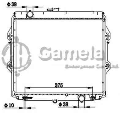 6192025257-T - Radiator-for-TOYOTA-HILUX-PETROL-LH-AT