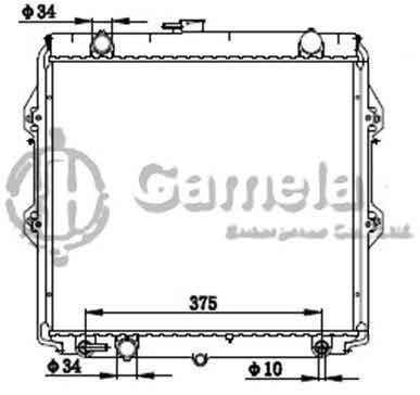 6192025259-T - Radiator-for-TOYOTA-HILUX-LN147-3-0L-97-AT