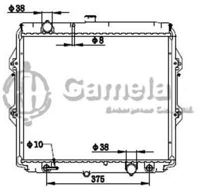 6192025277-T - Radiator-for-TOYOTA-HILUX-TIGER-2WD-D4D-2KD-PETROL-LH-02-AT