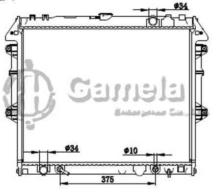 6192025284-T - Radiator-for-TOYOTA