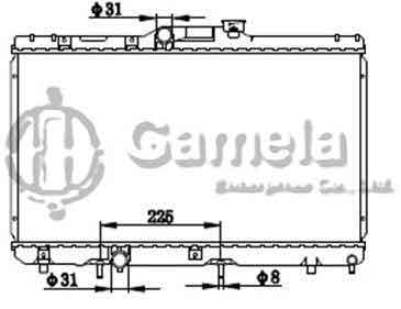 6192025300-T - Radiator-for-TOYOTA-COROLLA-AE110-1-3-1-6-1-8-92-99-AT-NISSENS-648681-OEM-1640002110-1640002111-1640015500-1640015501-1640016430-1640016431