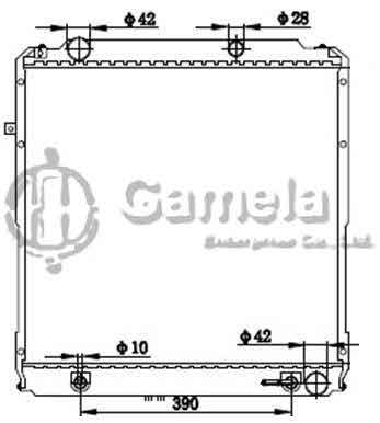 6192025307-T - Radiator-for-TOYOTA-COASTER-HDB-99-AT-OEM-1640017271-1640017270