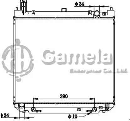 6192025325-T - Radiator-for-TOYOTA-HIACE-REDIUS-LXH-43V-97-02-AT-OEM-164005B350-164005B352