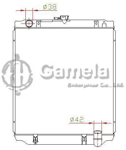 6192025396-T - Radiator-for-TOYOTA-LANDCRUISER-MT