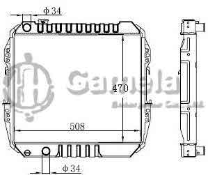 6192025403-T - Radiator-for-TOYOTA-MT