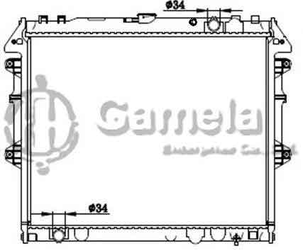 6192025408-T - Radiator-for-TOYOTA-HILUX-4-RUNNER-04-MT