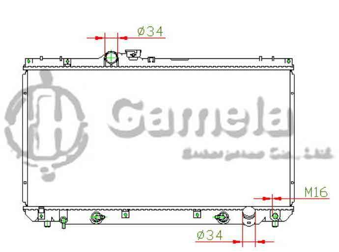 6192025411-T - Radiator-for-TOYOTA-LEXUS-IS200-ZJZ-GE-AT