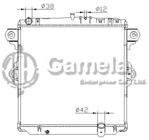 6192025424-T - Radiator-for-TOYOTA-LANDCRUISER-VDJ7-4-5L-V8-07-DIESEL-MT