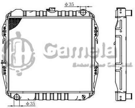 6192025426-T - Radiator-for-TOYOTA-4-RUNNER-PICKUP-L4-V6-2-4-3-0-84-95-MT