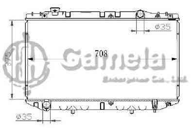 6192025431-T - Radiator-for-TOYOTA-CRESSIDA-SX80-YX80-89-92-MT-OEM-1640035450