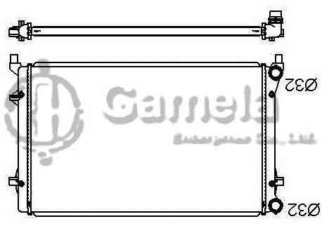 6192223007-T - Radiator-for-VOLKSWAGEN-golf-05-13-MT-MT-DPI-2995