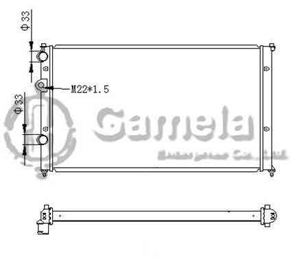 6192223038-T - Radiator-for-VOLKSWAGEN-GOLF-III-PASSAT-POLO-SEAT-IBIZA-INCA-16V-Tdi-Sdi2-0-2-8-1-9-91-03-MT-NISSENS-652451-OEM-1H0121253L-6K0121253AA