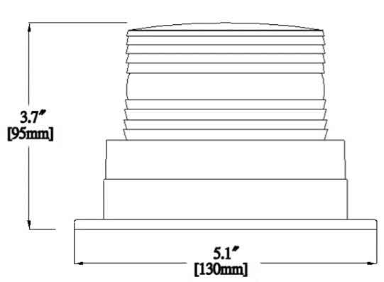 SLFL312 - LED-Beacon-LED-Warning-Light-Voltage-DC-12V-110-V-Packing-30pcs-ctn-2-45-cuft