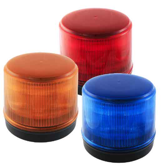 SLUL512 - O151-130mm-16-LED-Beacon-Operating-Voltage-1224VDCMax-Power-46-72-WattsAvailable-Color-RED-BLUE-AMBER-White