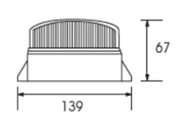 SL114 - Multi Voltage Strobe Lights 
 Voltage: 12-120V DC