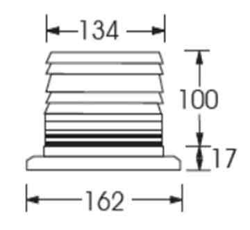 SLL120AS - Multi Voltage LED Strobe Lights 
 Voltage: 12-40VDC